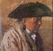 Peasant with a Three-Cornered Hat, Adolph von Menzel